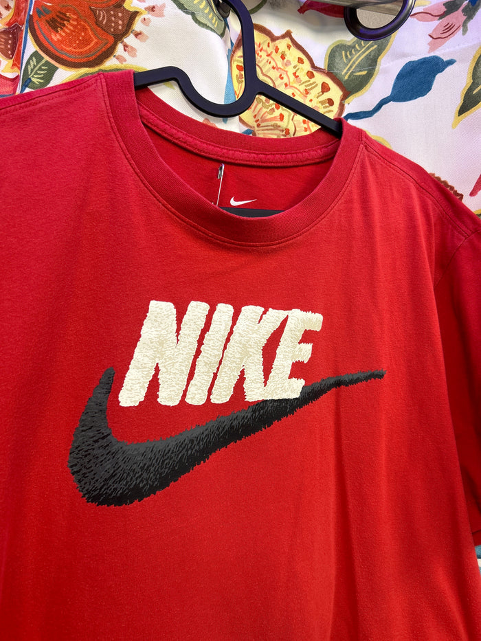 Nike Burgundy cotton T-shirt