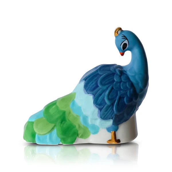 Nora Fleming "Fancy Feathers" Peacock Mini
