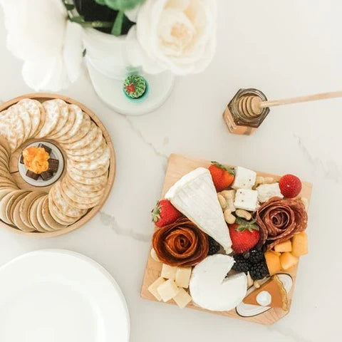 Nora Fleming  maple cheese board
