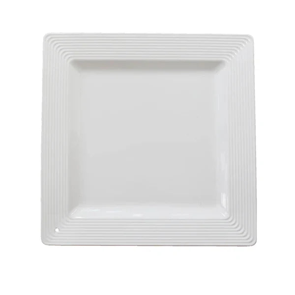 Nora Fleming square platter - pinstripes