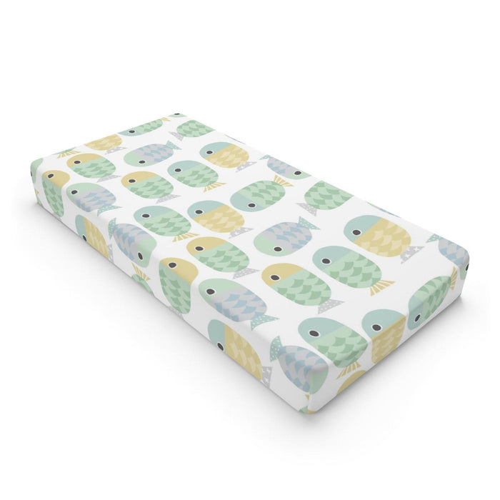 Neutral Unisex Baby Change Pad Cover Ocean, Baby Bedding + Decor