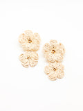 Floral dangly earrings