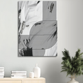 Abstract Wall Art Black White, Modern Canvas Art Prints, Abstract Art, Wall Decor, Modern Wall Prints, Made in the USA | PIPPA + JUNE