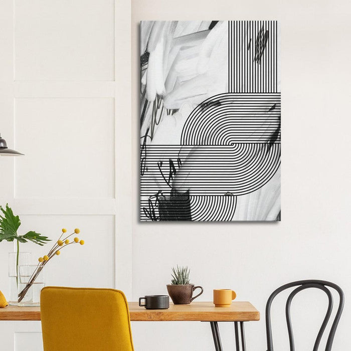 Abstract Wall Art Black White, Modern Canvas Art Prints, Abstract Art, Wall Decor, Modern Wall Prints, Made in the USA | PIPPA + JUNE