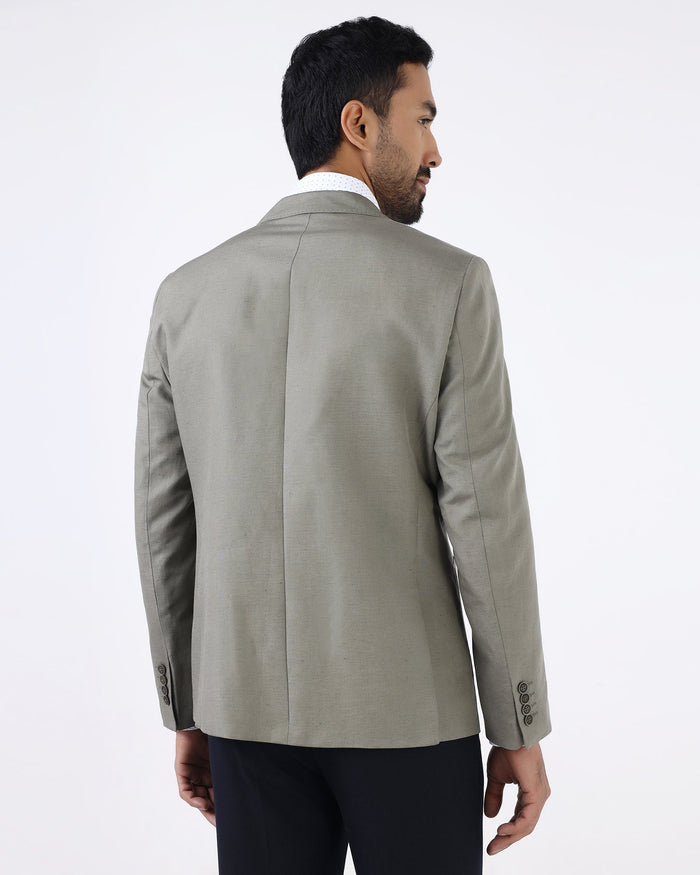 Olive Solid Blazer - Juno