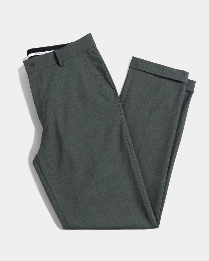 Olive Solid Trouser - Joshua