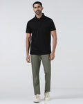 Olive Textured Khakis - Oak