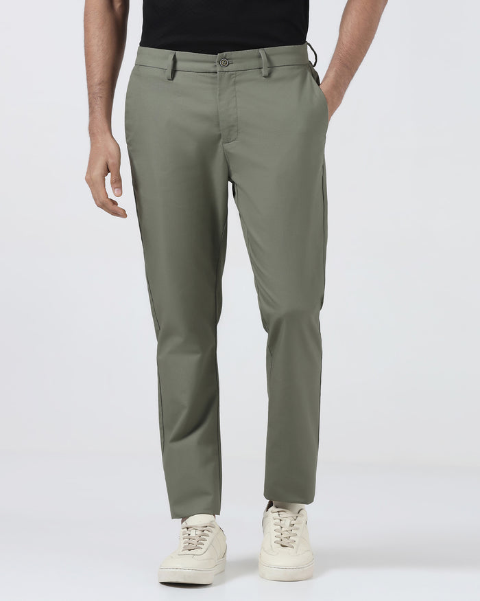 Olive Textured Khakis - Oak
