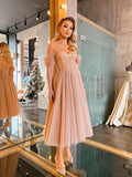On Sale no return no refundSale Serene Hill Peach A-Line Sexy Evening Gowns 2025 Sleeveless Beaded Ankle-Length For Women Party LA71289 - SERENE HILL
