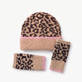 Only Curls Leopard Satin-Lined Beanie & Glove Set - Only Curls