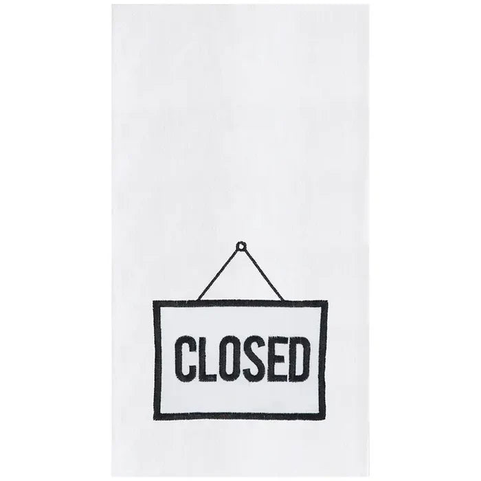 Open/Closed Kitchen Towel