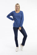 Orientique Organic Cotton Long Sleeve Tee (Many Colours)