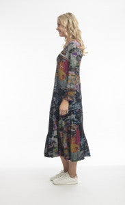 Orientique Stretch Organic Cotton Dress