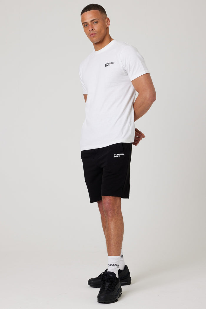 Osborne Shorts, Hoodies & T-Shirt Set - Black/White