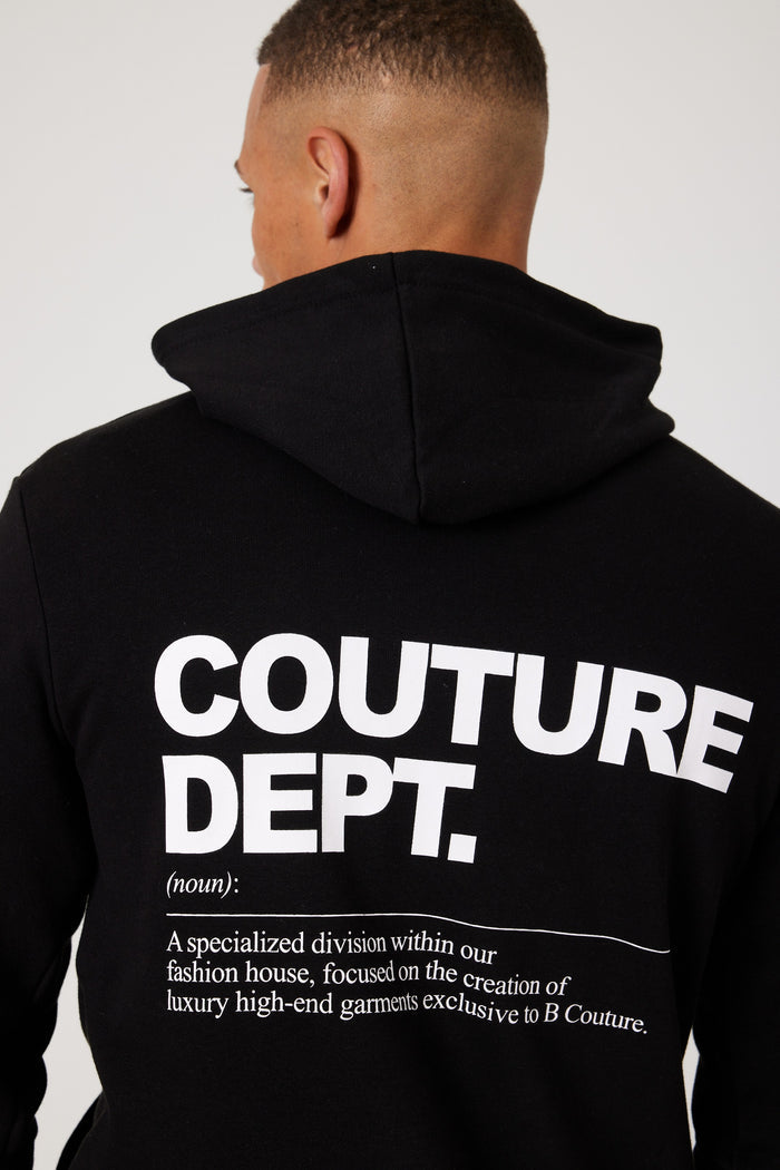 Osborne Shorts, Hoodies & T-Shirt Set - Black/White