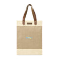 Out of the Woods® Jute Tall Tote - Natural | Custom Branded | Lemon Print