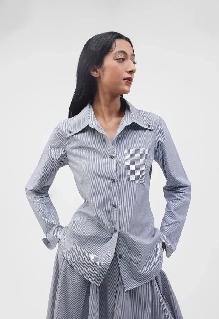 Paint Splatter Fitted Shirt