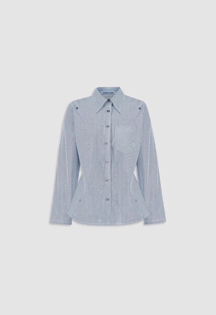 Paint Splatter Fitted Shirt