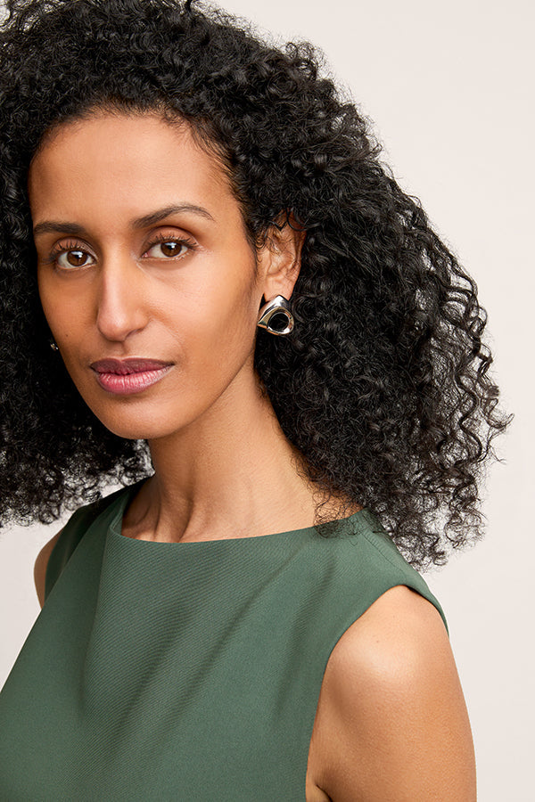 image of a woman wearing the Palmer Earrings | Grid Hover | Exclude