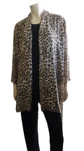 Party Girl Animal Print Chiffon Jacket