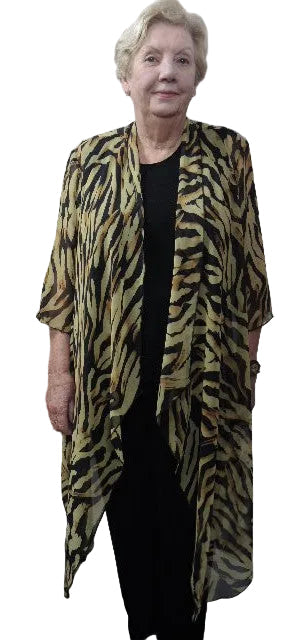 Party Girl Longer Length Chiffon Jacket