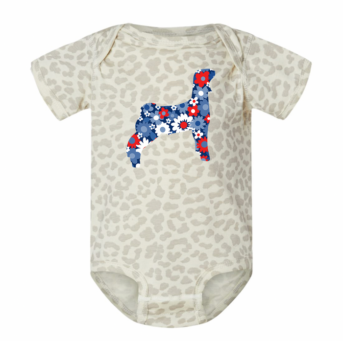 Patriotic Daisy Goat– Infant/Toddler/Youth