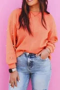 Peach Pearl Sweatshirt XL