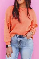 Peach Pearl Sweatshirt XL