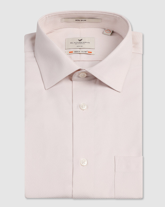 Peach Textured Shirt - Ryan