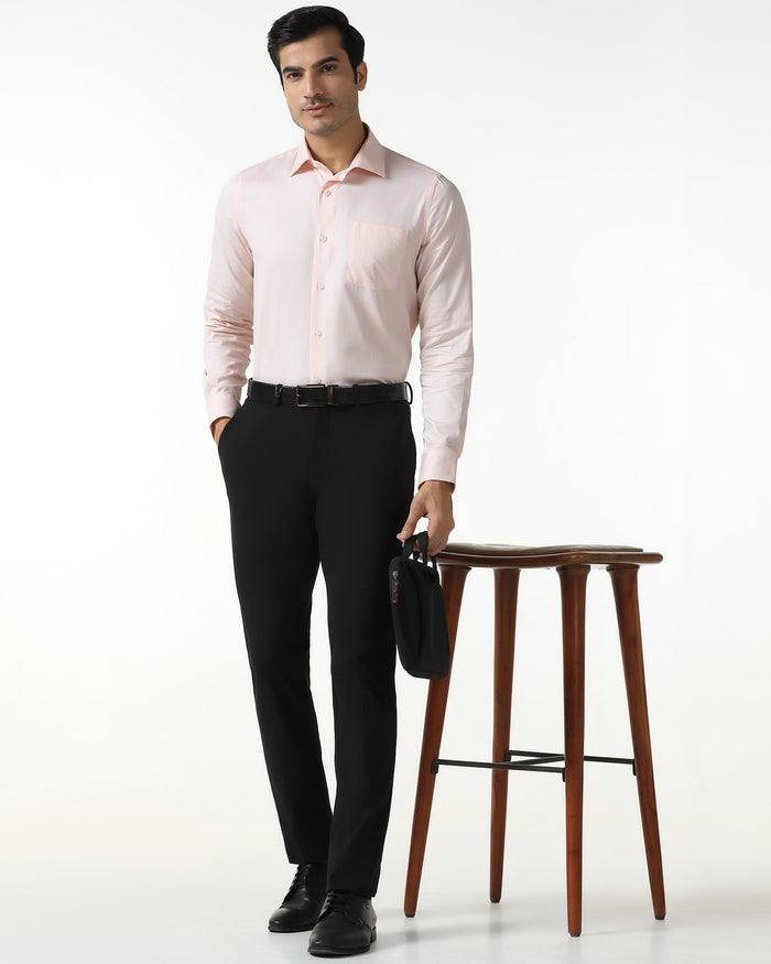 Peach Textured Shirt - Ryan
