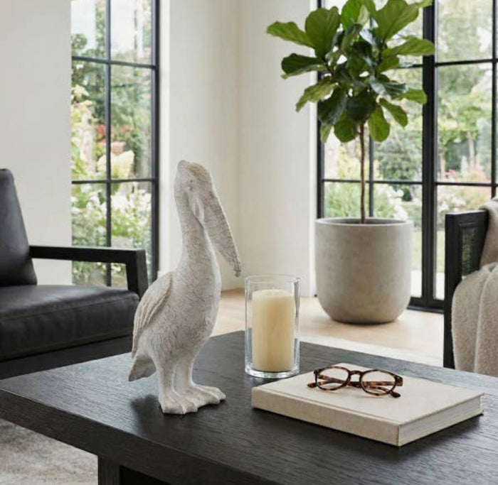 Pelican White Ceramic Standing
