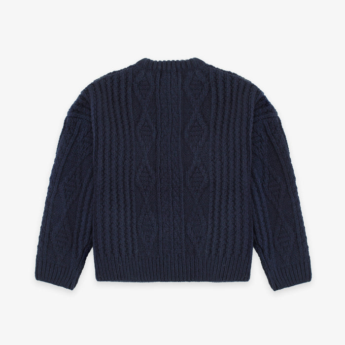 Pendleton Cable Knit Sweater - Navy