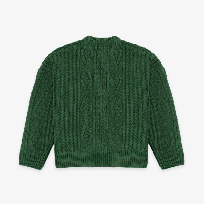 Pendleton Cable Knit Sweater - Pine Green