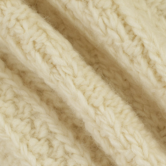 Pendleton Hoop Zip Cardigan - Cream