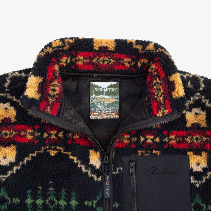 Pendleton Jacquard Sherpa Fleece - Four Corners