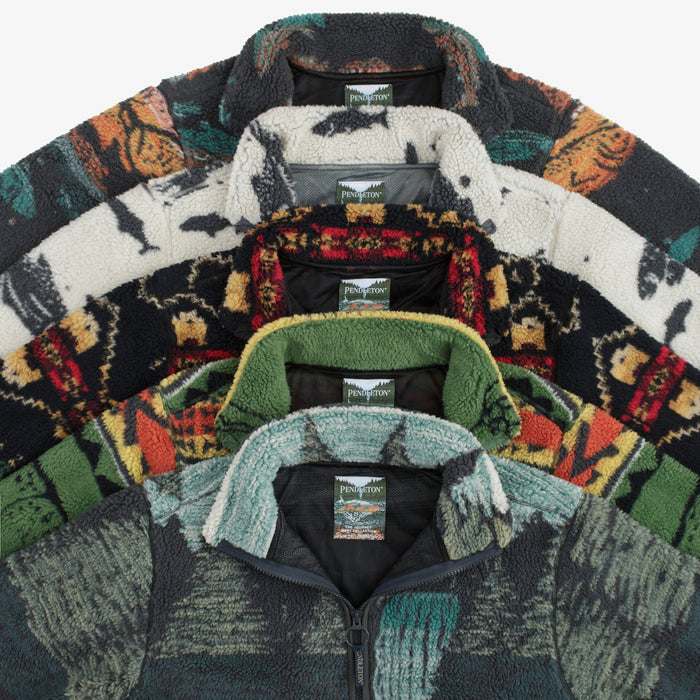 Pendleton Jacquard Sherpa Fleece - Four Corners