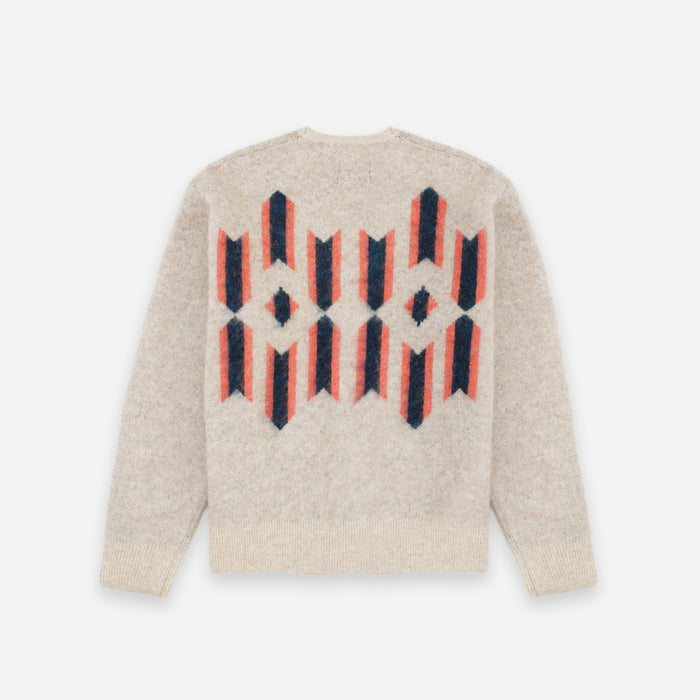 Pendleton Mohair Cardigan - Four Corners Ecru
