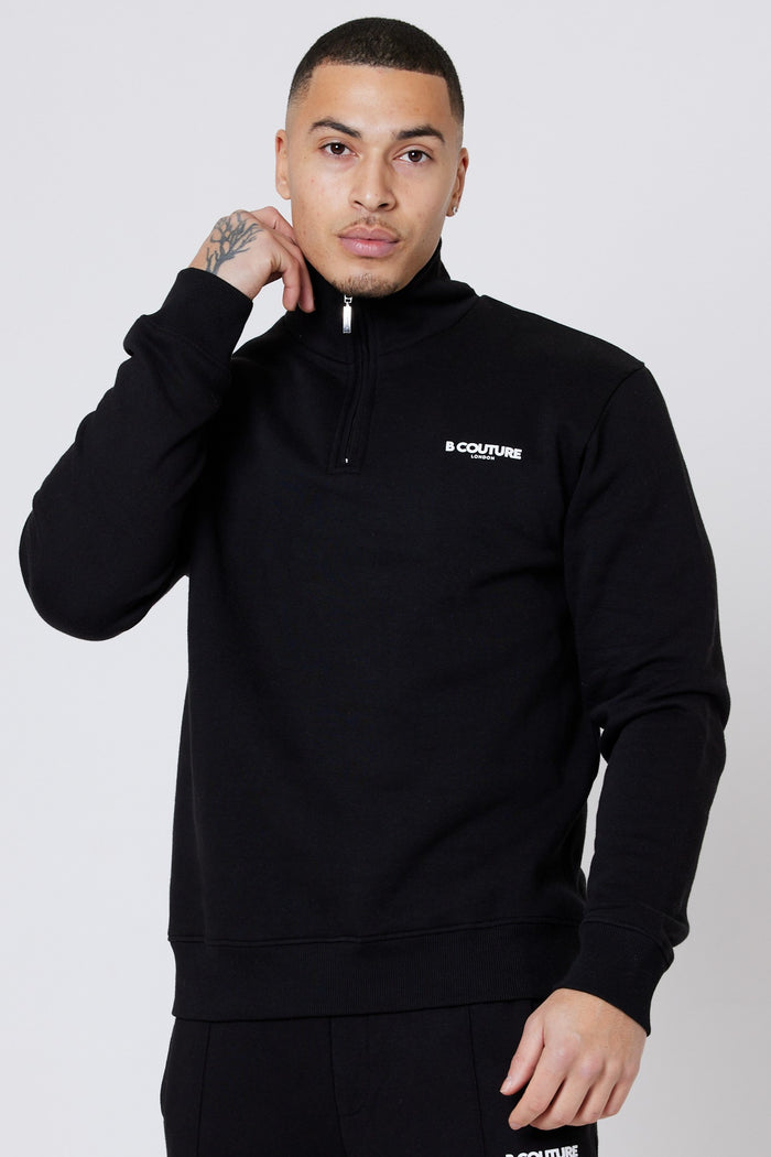 Pensbury 3-Pack Fleece 1/4 Zip Jumper- Black/Navy/Grey
