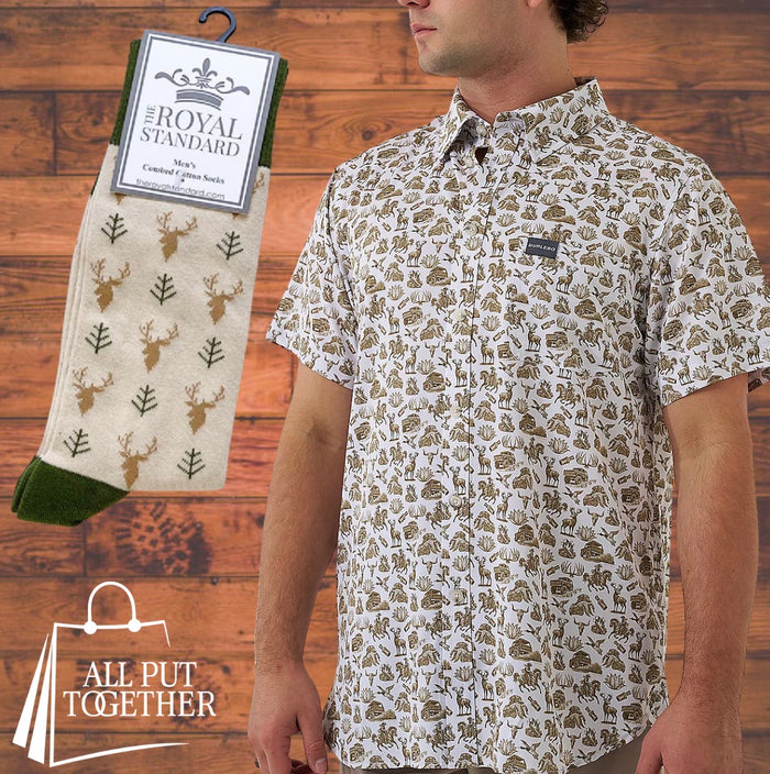 Performance Button Up - Into The Wild