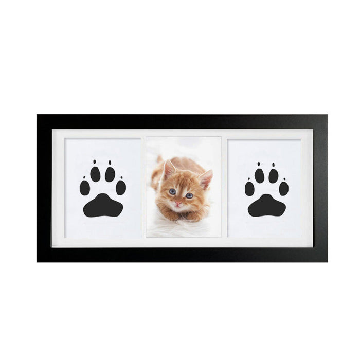 3-panel photo black frame +No-clean printing ink (Black) / 1 set