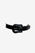 PingPong Black Leather Belt image 0