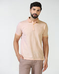 Pink Textured Polo - Shepred