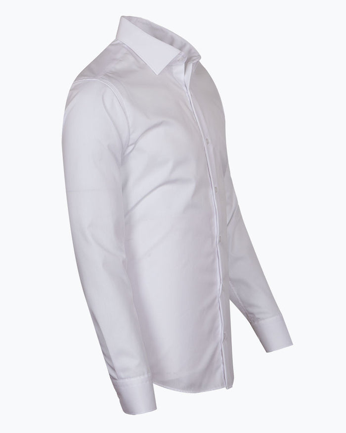 Plain Pure Cotton Men's Shirt-Makrom