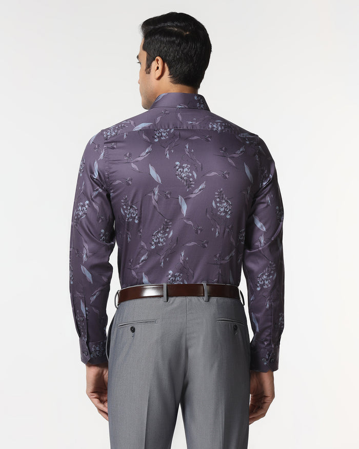 Plum Printed Shirt - Phase