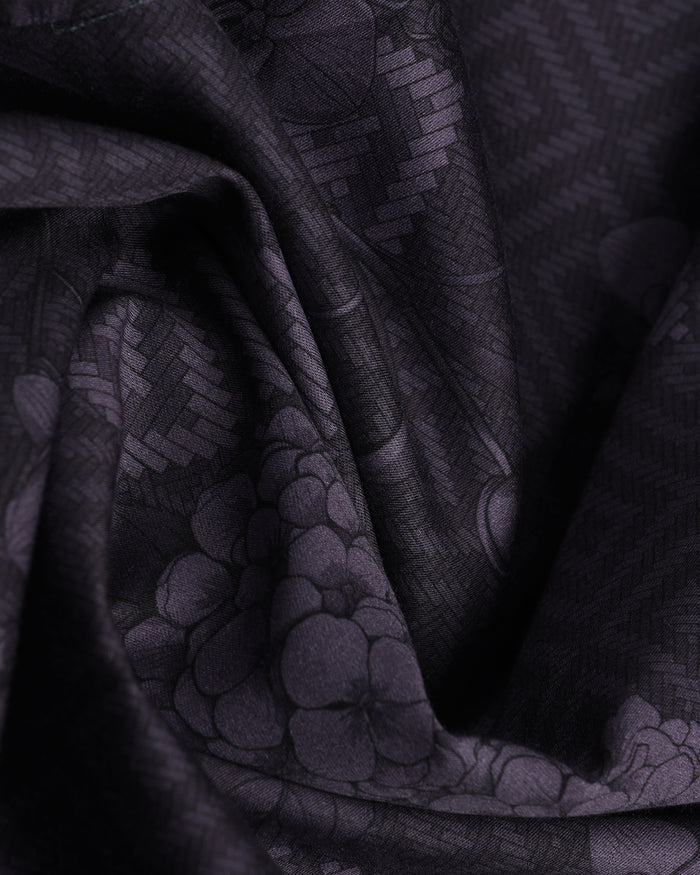 Plum Printed Shirt - Pristine