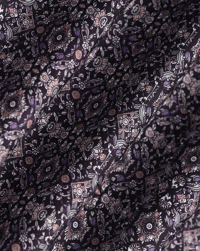 Plum Printed Shirt - Royce