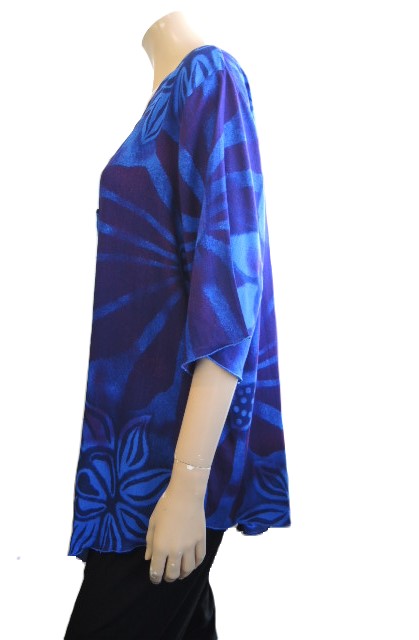 Plusss Crinkle Rayon Tassel Top (Sizes 14-36)