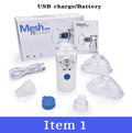 Portable Mesh Nebulizer Silent Ultrasonic Medical Steaming Inhaler - foxberryparkproducts