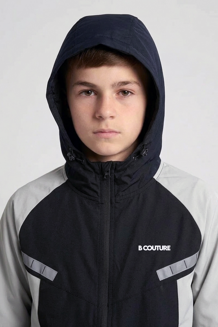 Porter Boys Windbreaker Tracksuit - Black