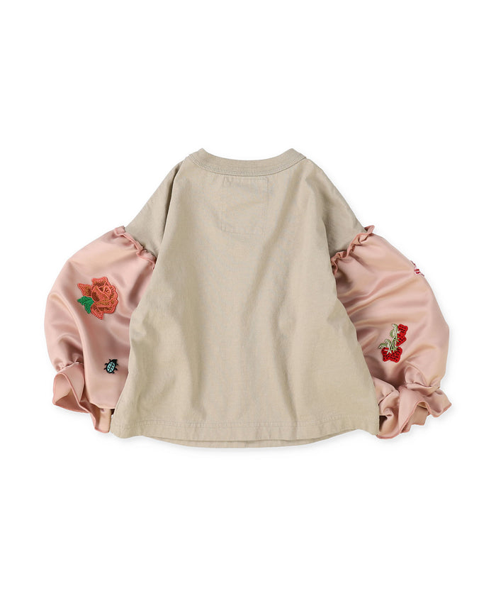 Puffed-sleeve Tee